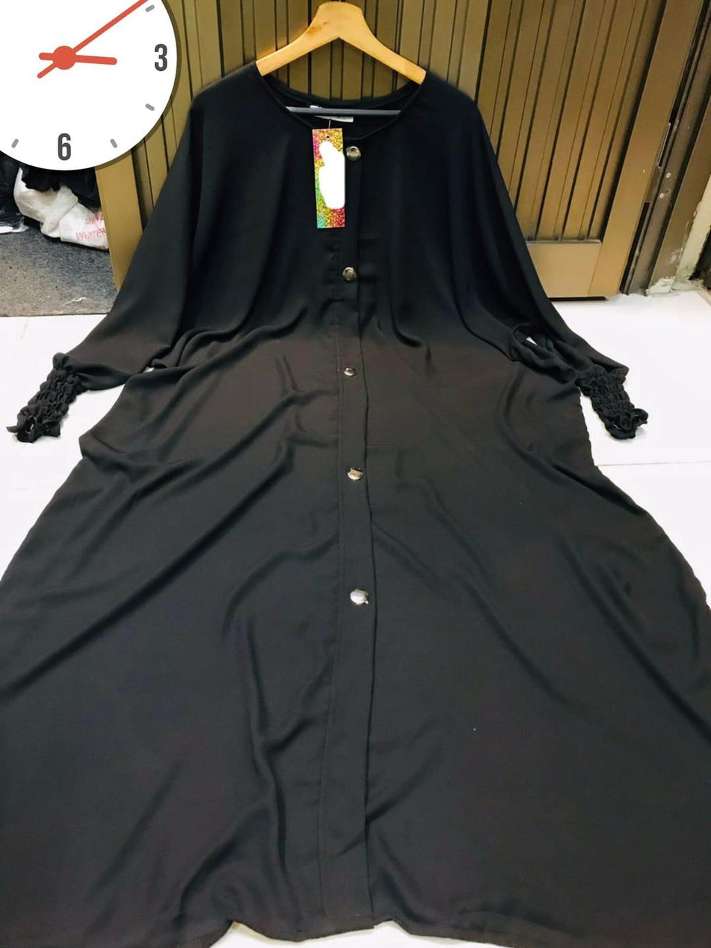 Georgette Full Abaya – Elegant Classic Women’s Wear (1 Piece)