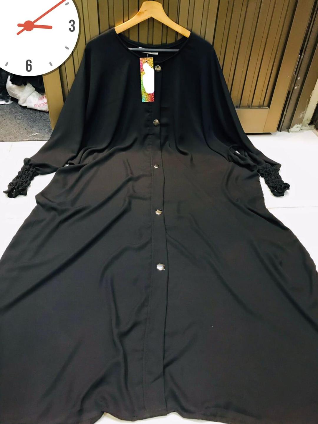 Georgette Full Abaya – Elegant Classic Women’s Wear (1 Piece)