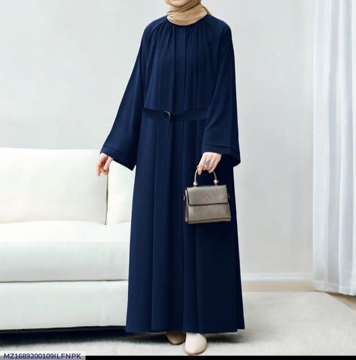 Elegant Georgette Plain Full Abaya – Modest & Stylish Wear