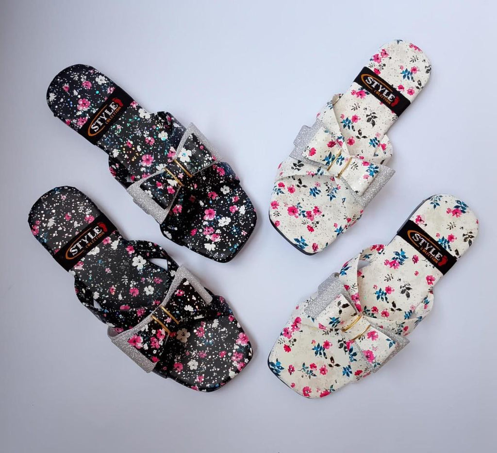 Elegant Synthetic Leather Slippers for Women – Perfect Semi-Formal Look & Comfortable Fit