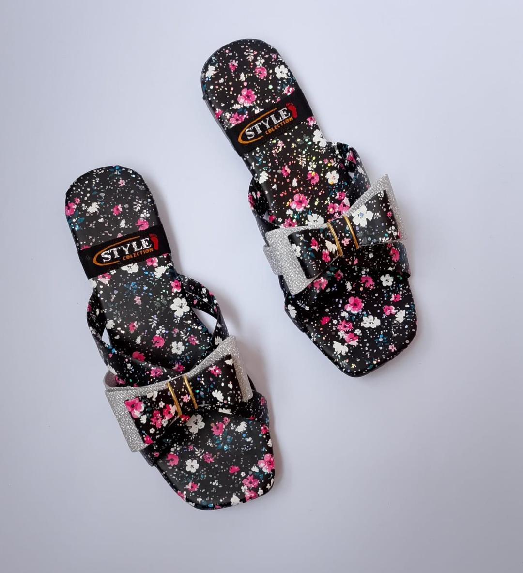 Elegant Synthetic Leather Slippers for Women – Perfect Semi-Formal Look & Comfortable Fit