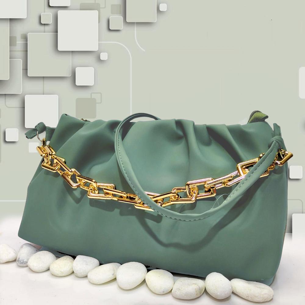 Women’s PU Leather Plain Handbag – Stylish & Durable Shoulder Bag for Everyday Use