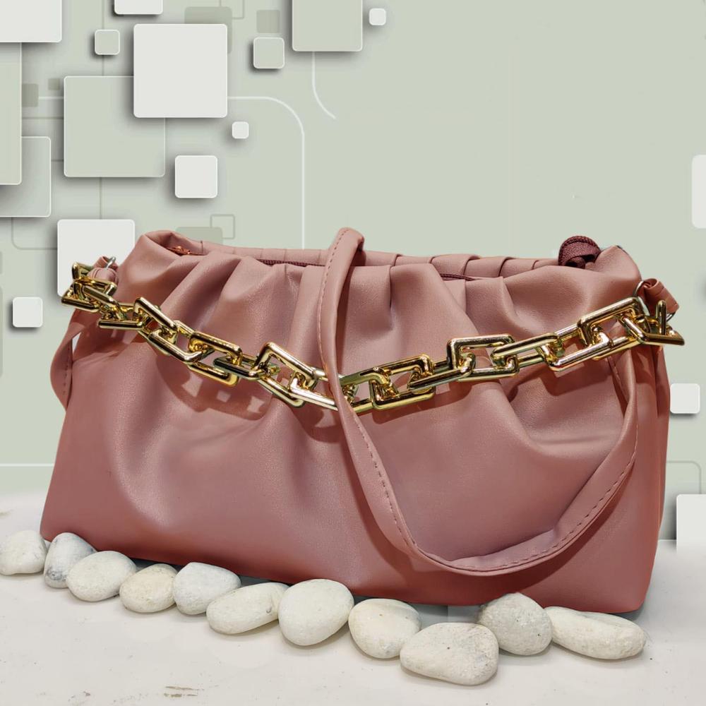 Women’s PU Leather Plain Handbag – Stylish & Durable Shoulder Bag for Everyday Use