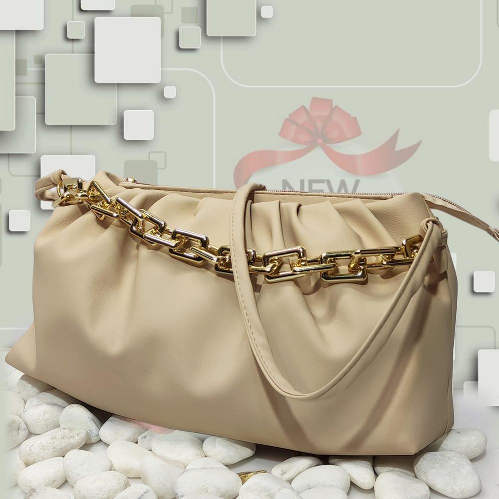 Women’s PU Leather Plain Handbag – Stylish & Durable Shoulder Bag for Everyday Use