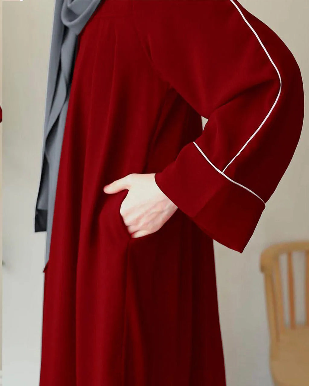 Timeless Plain Georgette Abaya