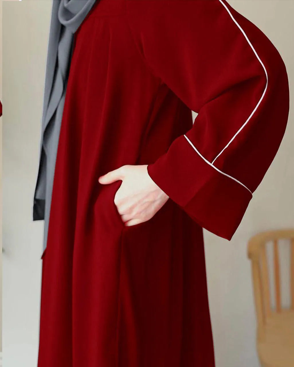 Timeless Plain Georgette Abaya