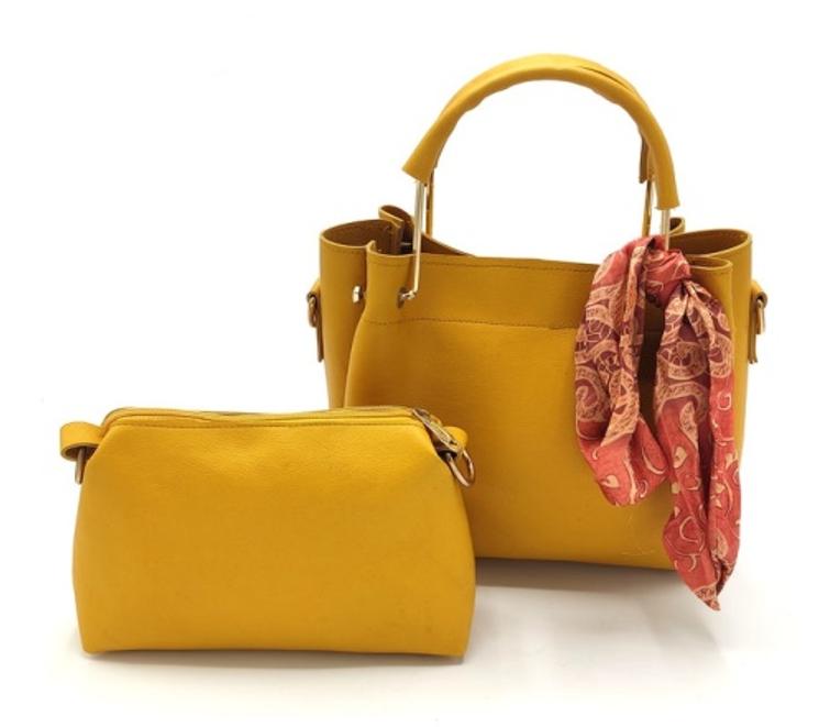 2 Pcs Stylish Handbag Set for Women