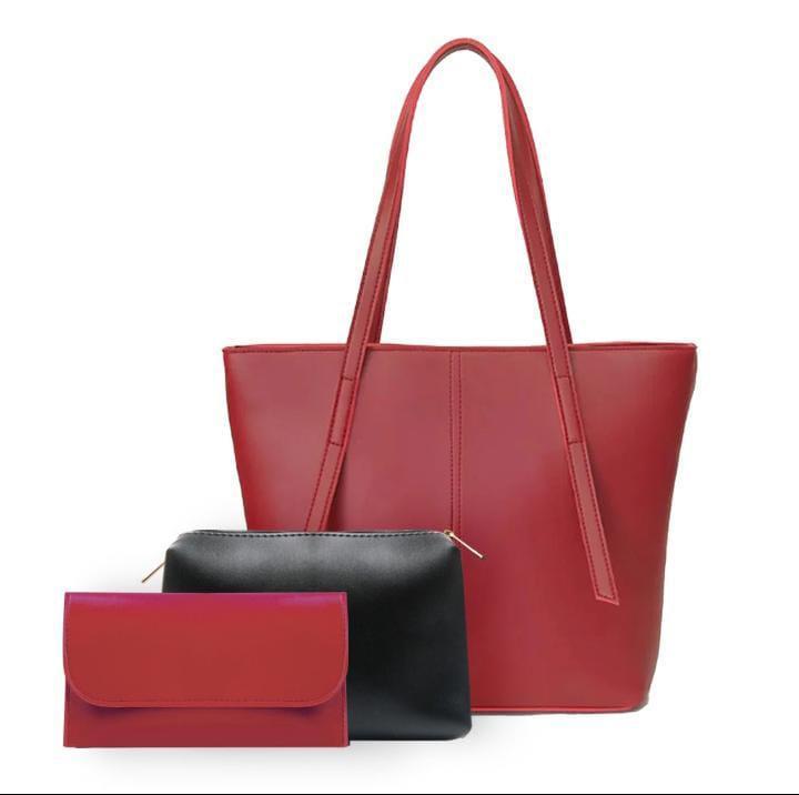 Stylish Printed PU Tote Bag