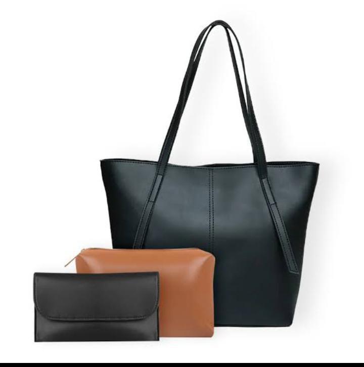 Stylish Printed PU Tote Bag