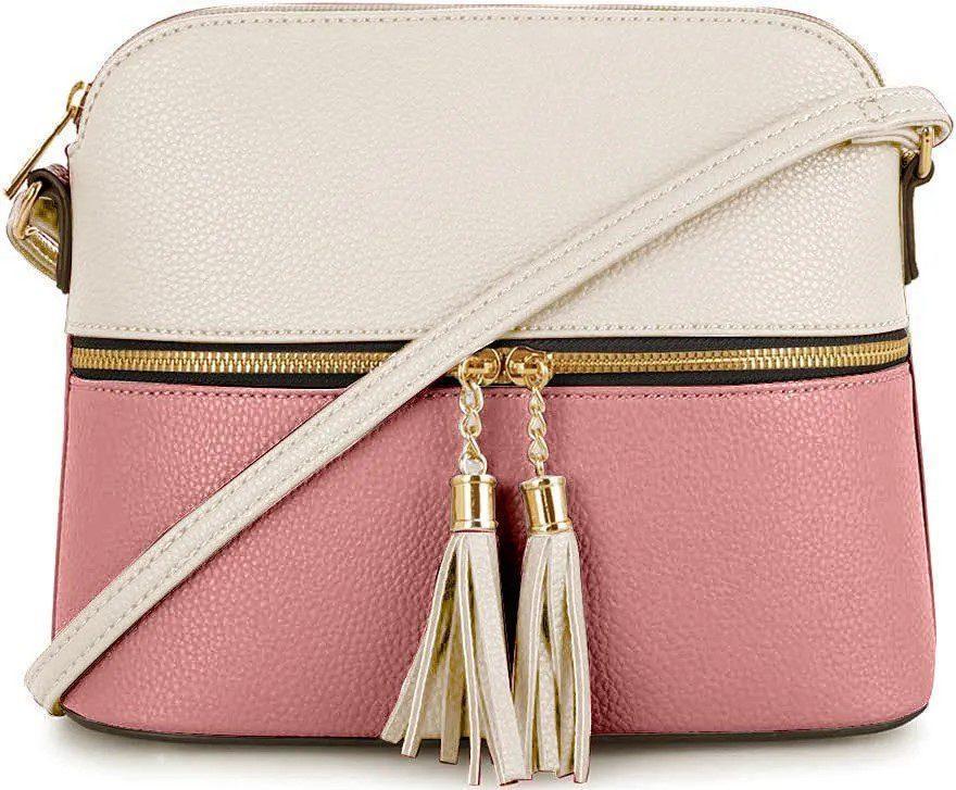 Premium PU Leather Textured Handbag Set for Women