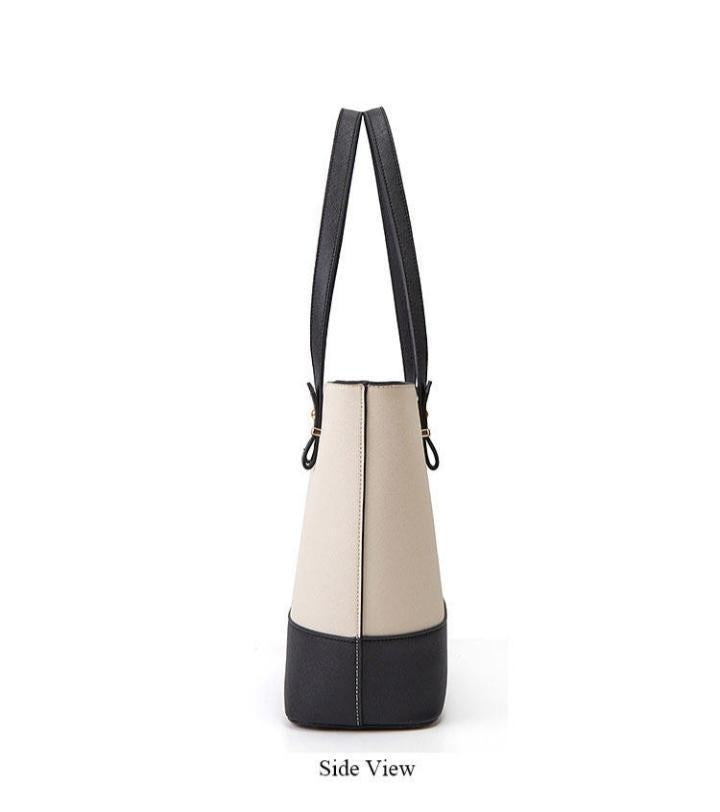 Premium PU Leather Textured Handbag Set for Women