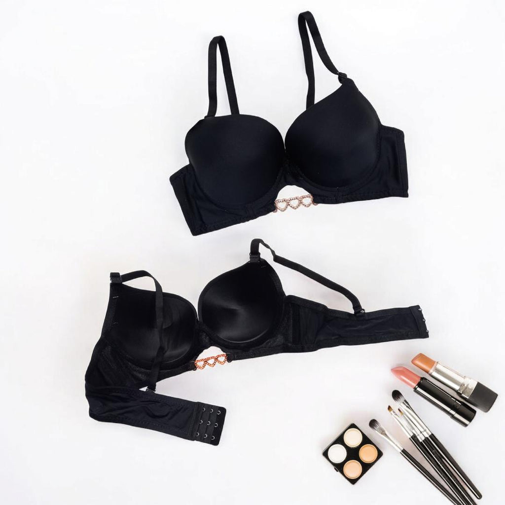 Multicolor Push Up Bra - Comfortable & Lightweight - 1 Pcs - Made of Malai Fabric