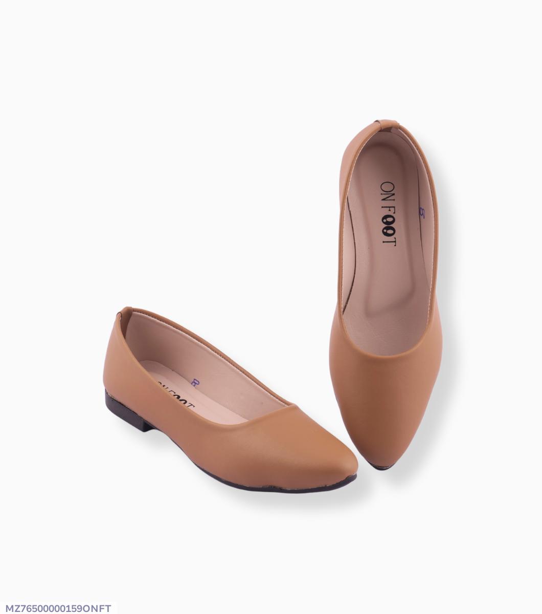 Women’s Fancy Rexine Pumps – Mustard Color | Elegant & Comfortable Party Wear Shoes