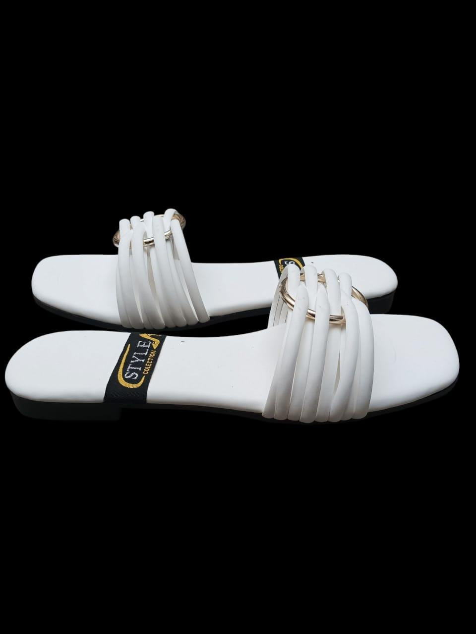 Elegant Women’s Casual Flats – PU Fabric + PVC | Lightweight & Stylish Design