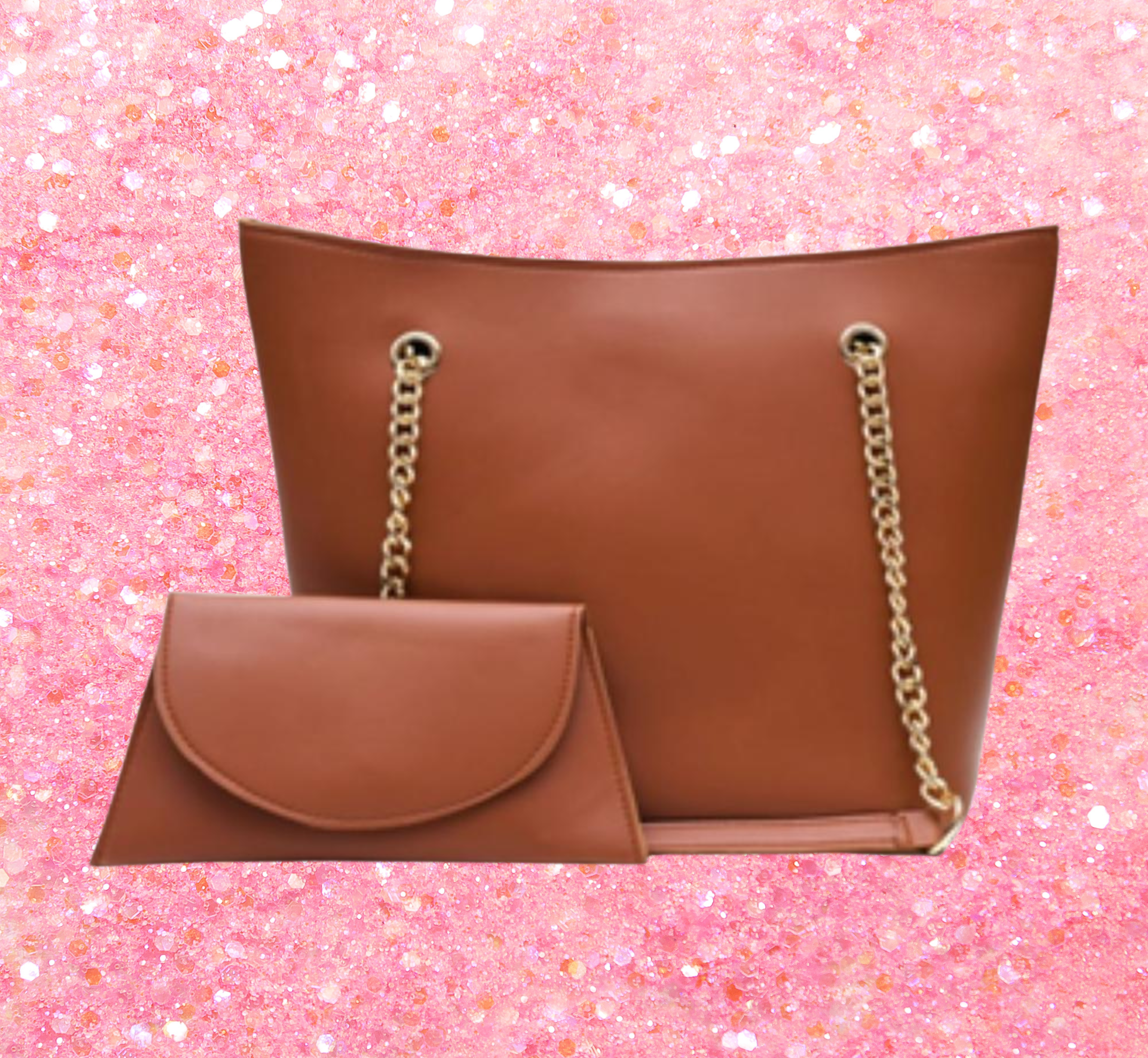 Women’s PU Leather Plain Tote Handbag – Stylish & Spacious