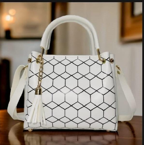 Women’s Stylish Printed PU Leather Shoulder Bag – Durable, Spacious & Trendy
